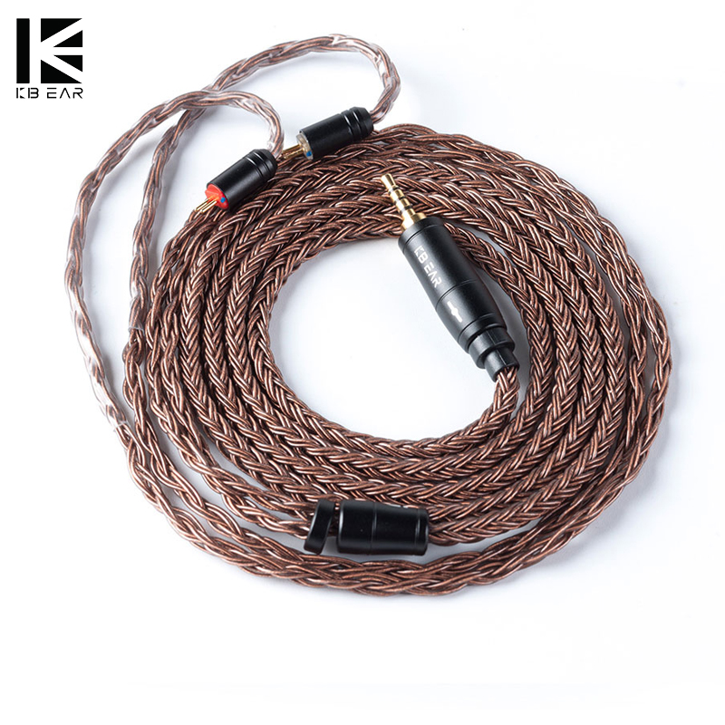 Eachine Drone E010 - KBEAR 16 Core Kabel Earphone Tembaga